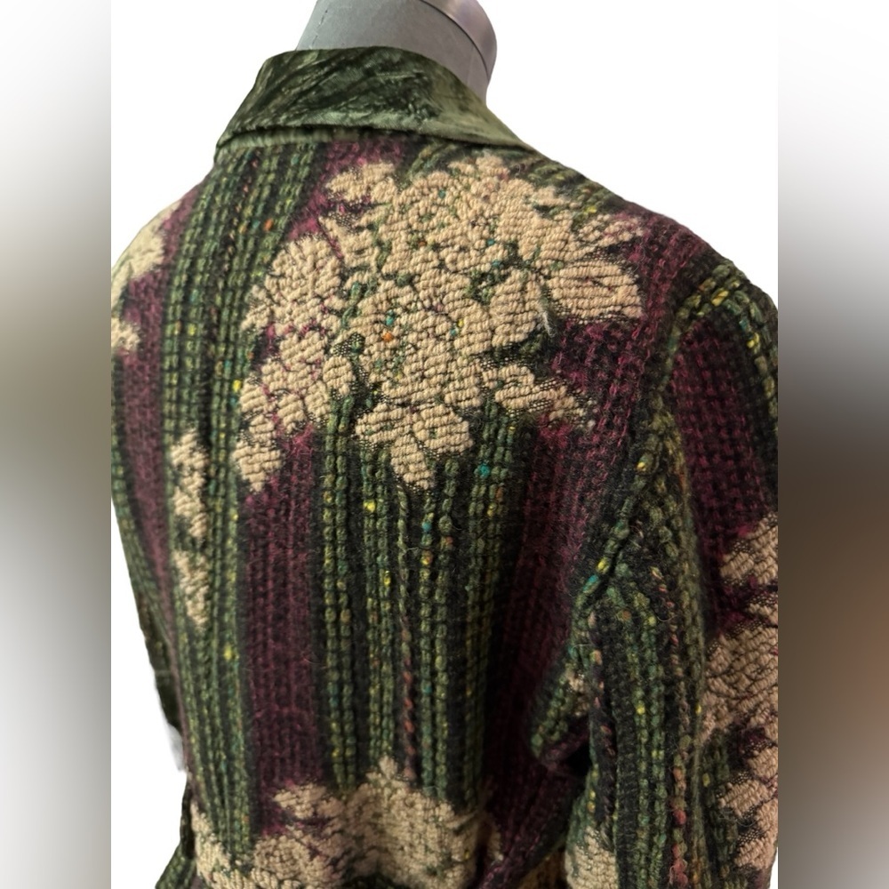 Vintage Etro Fall 2004 Runway Wool Brocade Blazer IT 46 US 10 - Picture 6 of 14